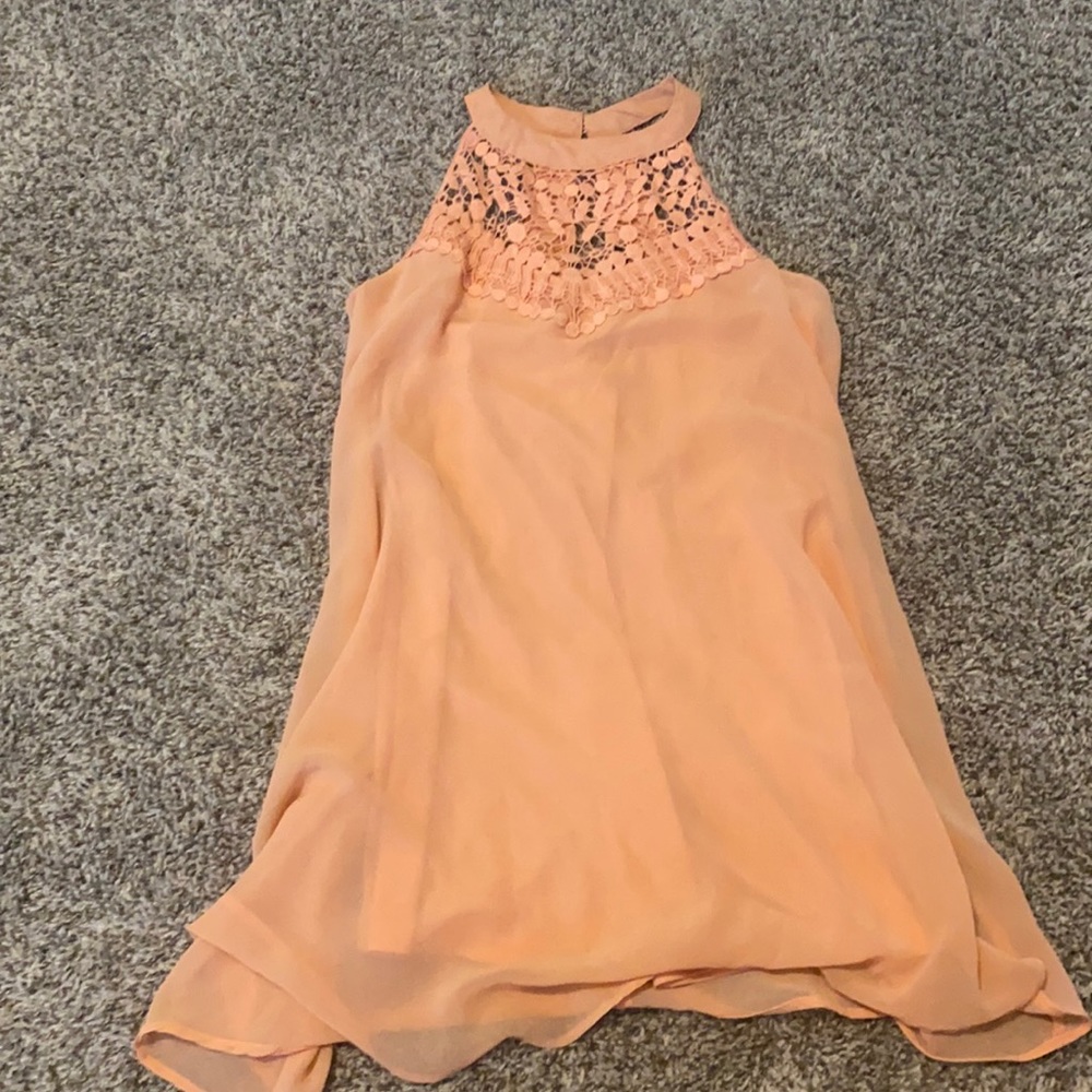 Derek heart chiffon dress